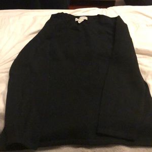 Black cashmere sweater